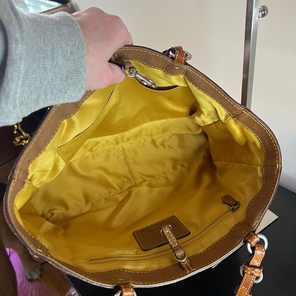 Coach Chelsea Pebbled Leather Tote - Picture 9 of 13